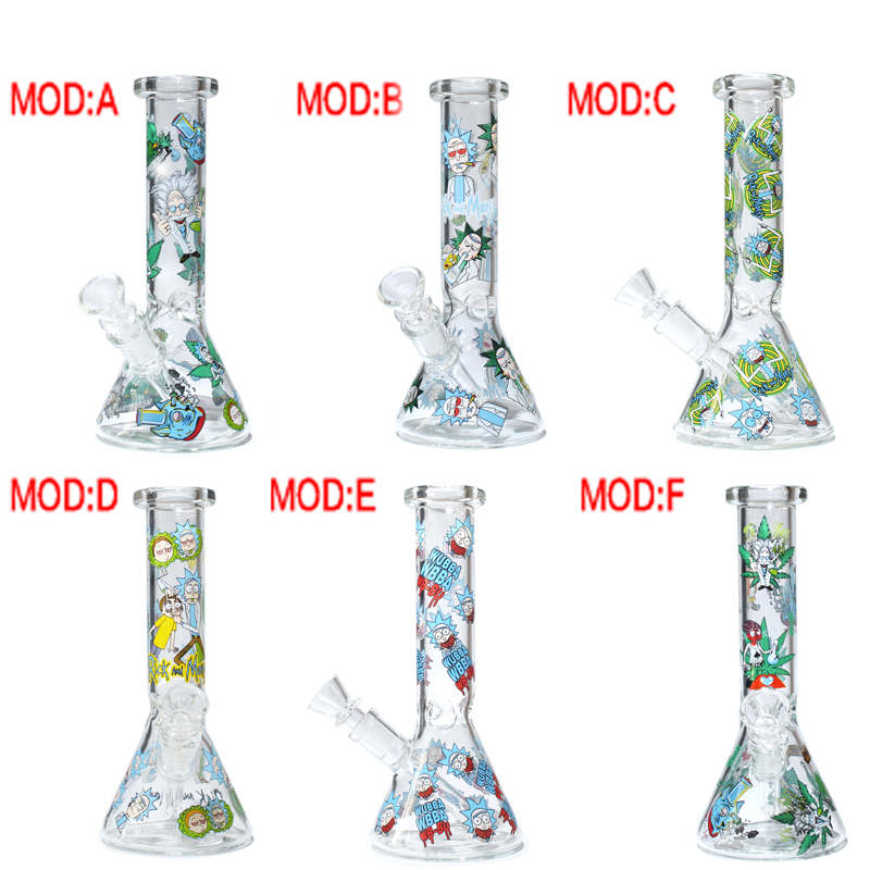 

10" new glass water bong beaker oil rigs Rasta water pipes 18.8mm joint glass brand bong