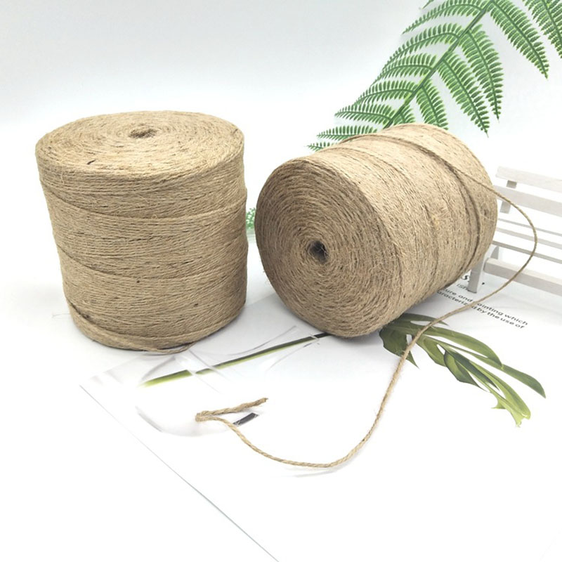 / naturale strutturato in tela di iuta spago string 1/ mm regalo imballaggio chic di nozze 100/ meter/