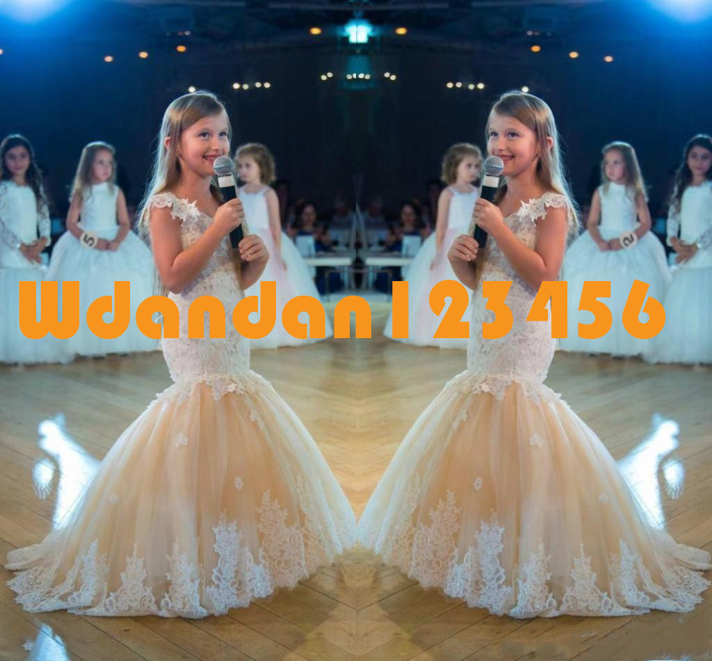 mermaid wedding dress for little girl