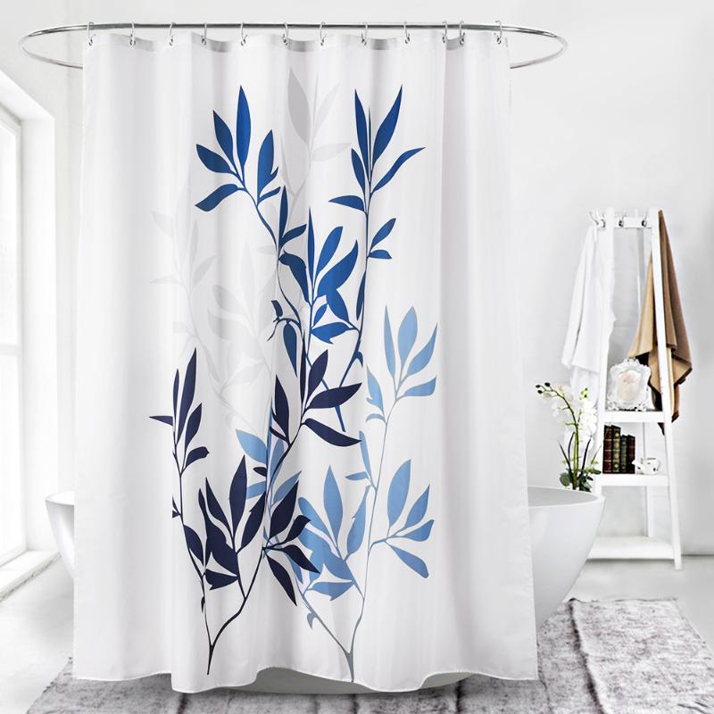 

2020 Printed Polyester Waterproof Shower Curtain