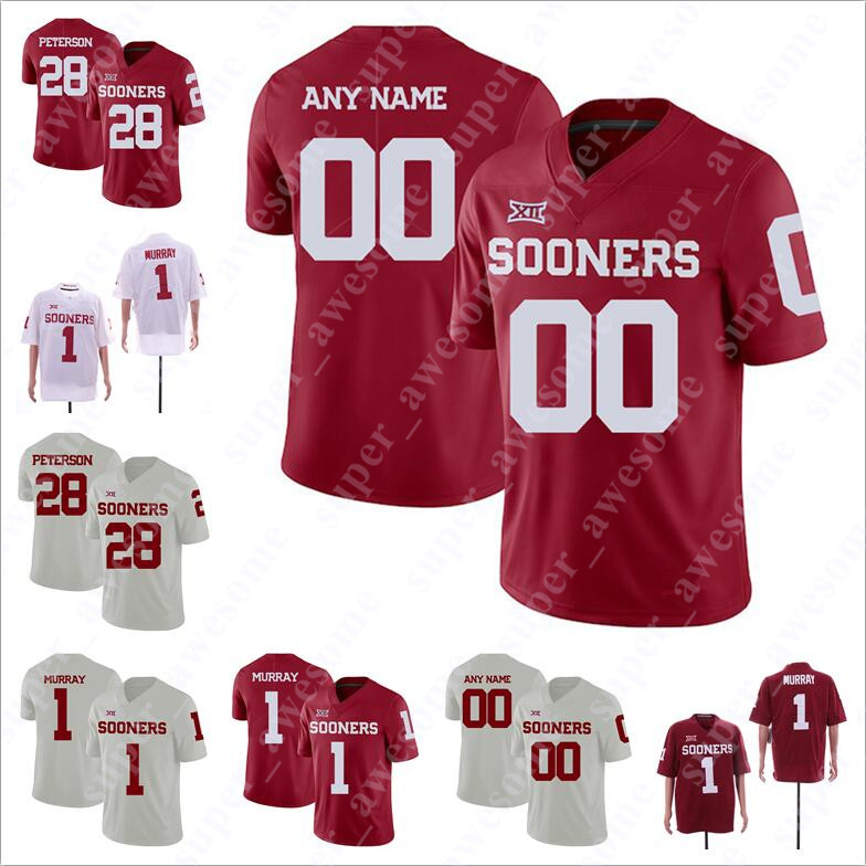 

Oklahoma Sooners Jersey Roy Williams 14 Sam Bradford 24 Joe Washington 88 Keith Jackson 36 Steve Owens 97 Tommie Harris 3 Sterling Shepard, White