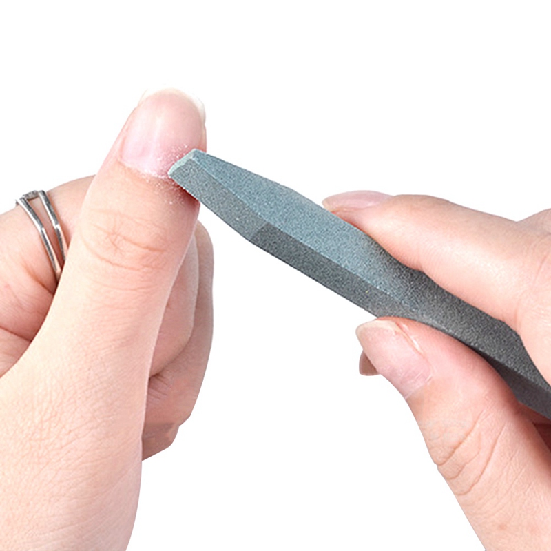 

1pc Quartz Stone Nail Cuticle Remover Dead Skin Pusher Trimmer Pen Scrub Manicure Nail Care Tool File