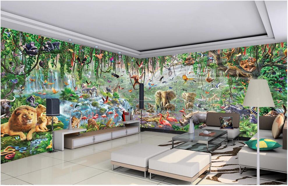 

WDBH 3d wallpaper custom photo European style pastoral rainforest oil painting retro nostalgic mural home decor 3d wall wallpaper for walls, Non-woven wallpaper