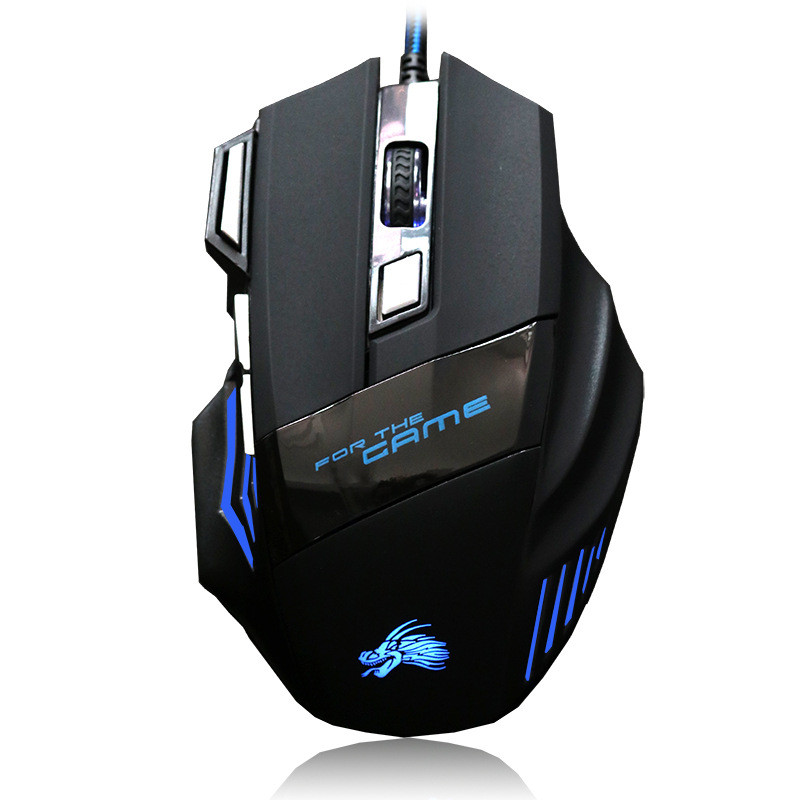 

Professional 5500 DPI Gaming Mice 7 Buttons LED Optical USB Wired Mices for Pro Gamer Computer X3 Mouse from opec