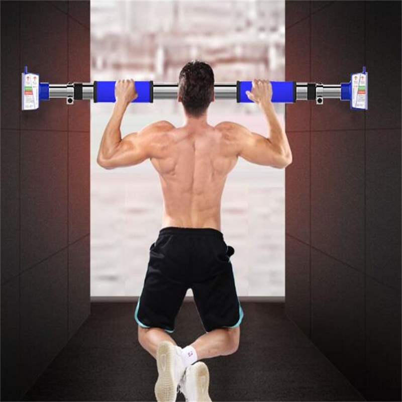 

72-93cm Professional antiskid wall horizontal bar Door fitness bar with Non-slip lock