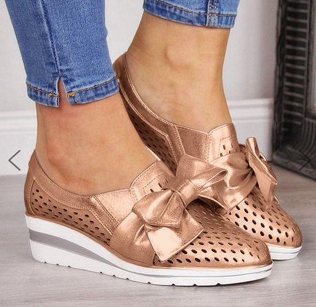 

Women Shoes New Autumn Low Heels Ladies Shoes Hollow Out zapatos de mujer Large Size Chunky Heels Pumps Woman 987, Sky blue