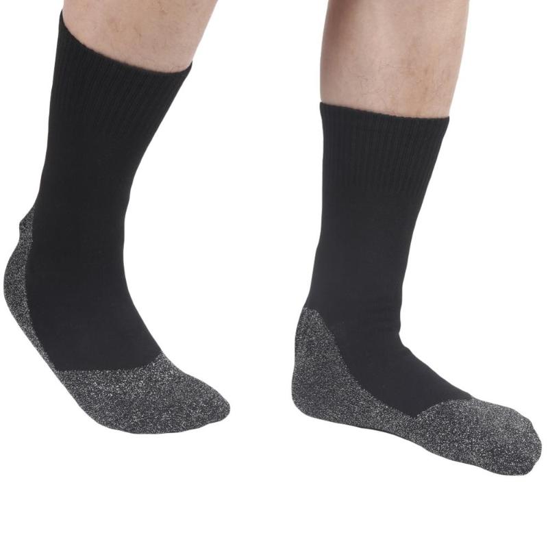 

1 pairs Winter Thermal socks Aluminized Fibers Thicken Super Soft Unique Ultimate Comfort Socks Keep Foot Warm, Black
