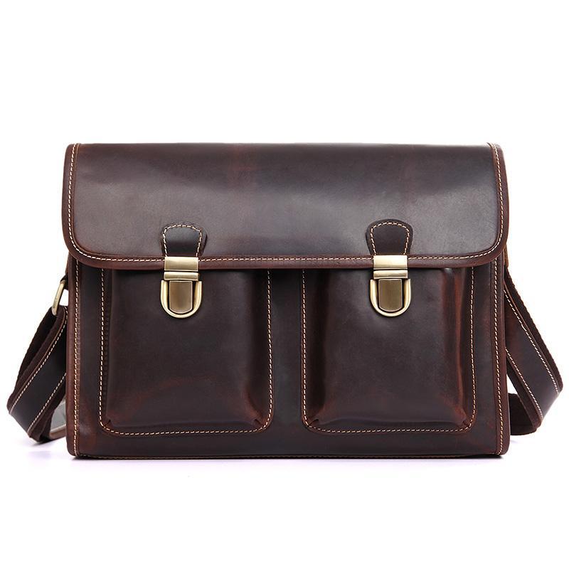 dark brown handbags leather
