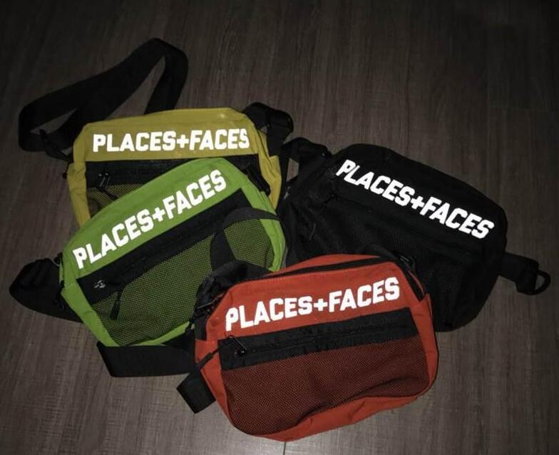 

PLACES+FACES Life Skateboards 18ss Bag High Quality Attractive Cute Casual Men's Shoulder Bag Mini Mobile Phone Packs Storage Bag, Green