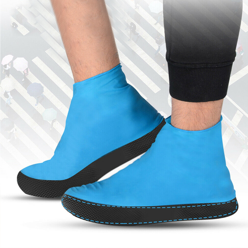 

Anti Rain Emulsion Shoe Cover Portable Thick Sole Waterproof Foot Wear Reusable Travel Accessories Protective Outdoor