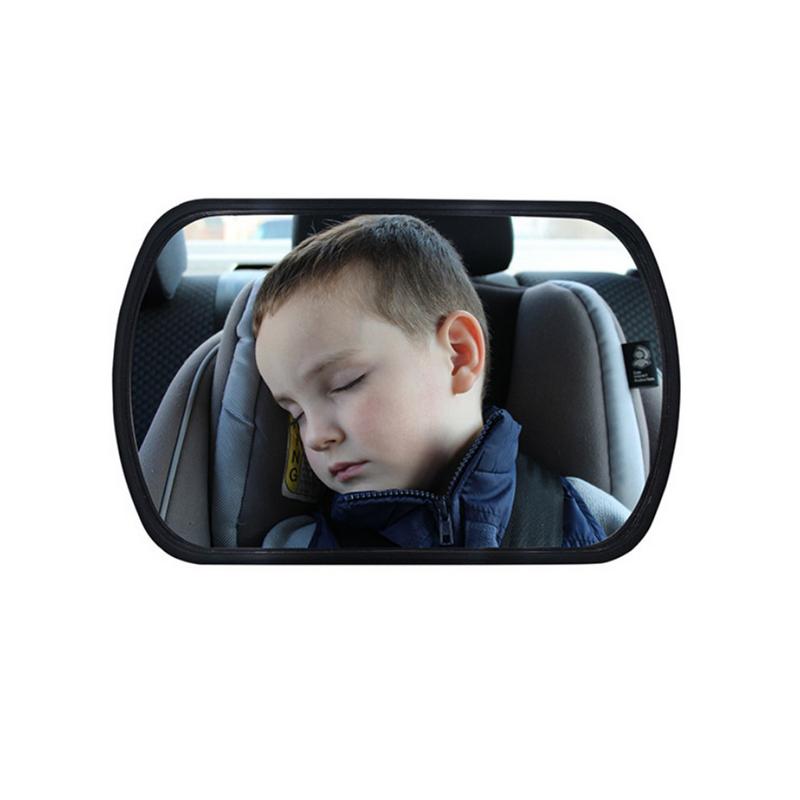 

Universal Car Dual Use Baby Rearview Mirror Adjustable Observation Angle Suction Cup&Strap Type Rotating Practical