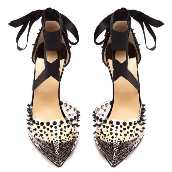 Flat peep toes High Heels Designer Red Bottom Shoes Sexy Shallow Mouth Sole High-heeled Women Wedding Dress Shoes