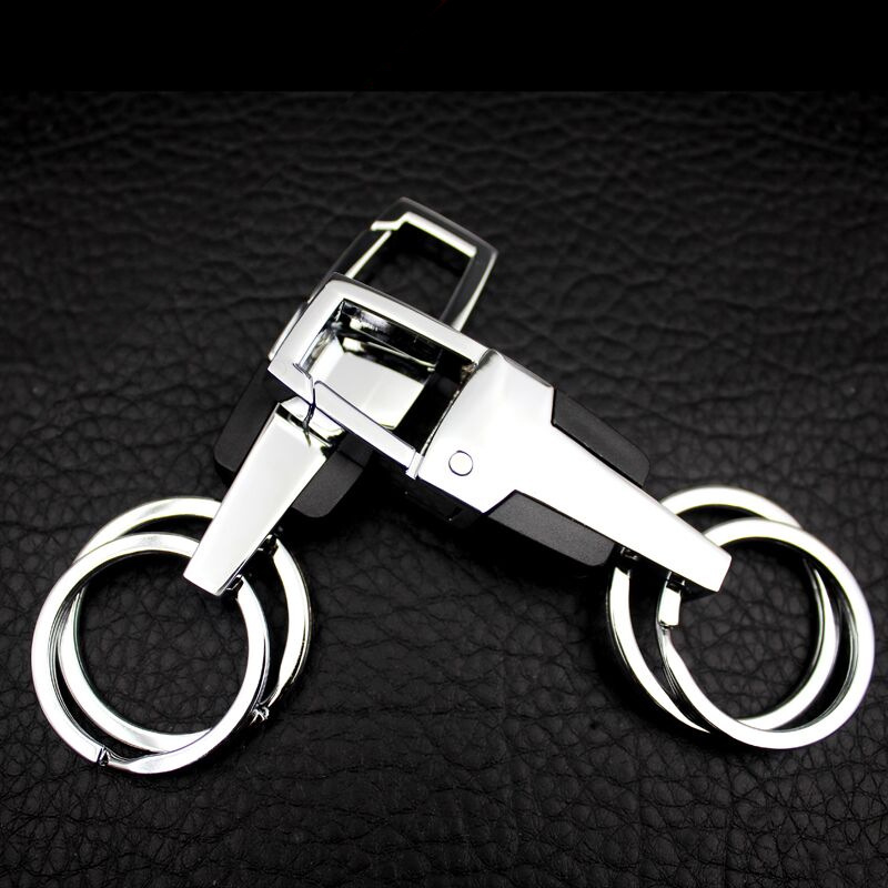 

Exquisite high-grade metal car keychain male key ring chain pendant