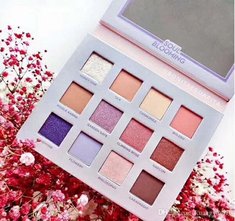 

New Arrival Makeup Eyeshadow NABLA SOUL Blooming 12colors Eyeshadow Palette Shimmer Matte Eye Shadow High quality, Multi