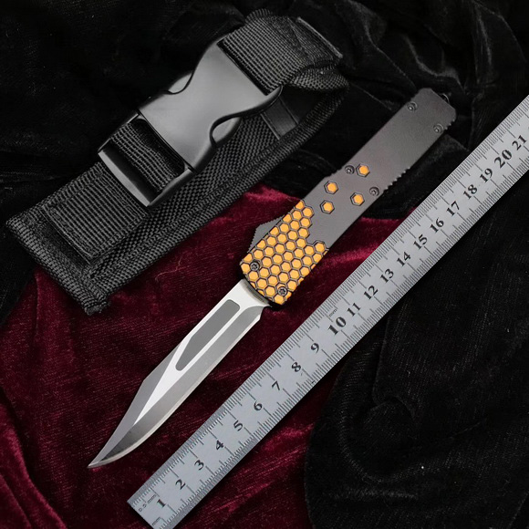 

New US Italian Style D2 Blade Automatic Knife Out The Front Tactics Outdoor Hunting Camping EDC Tool Pocket C07 Fast Open Survival Auto Kniv