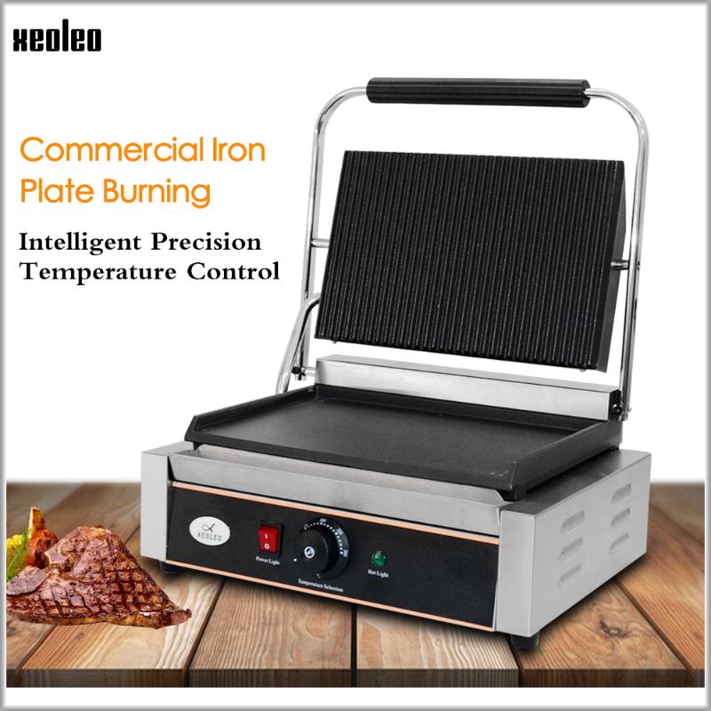 

XEOLEO Electric griddle grill Teppanyaki griddle Beef steak machine Grilled squid machine Hand cake Barbecue BBQ 2200W