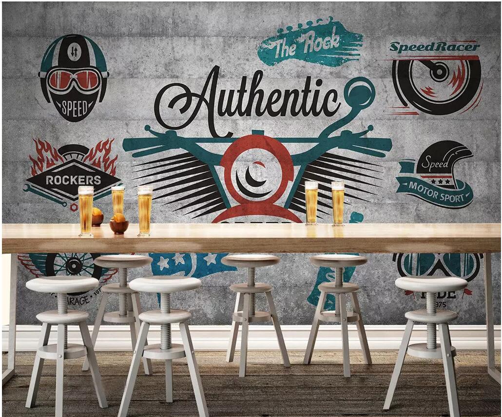 

3d wallpaper custom photo Cement wall graffiti vintage culture background living room home decor 3d wall muals wall paper for walls 3 d, Non-woven wallpaper