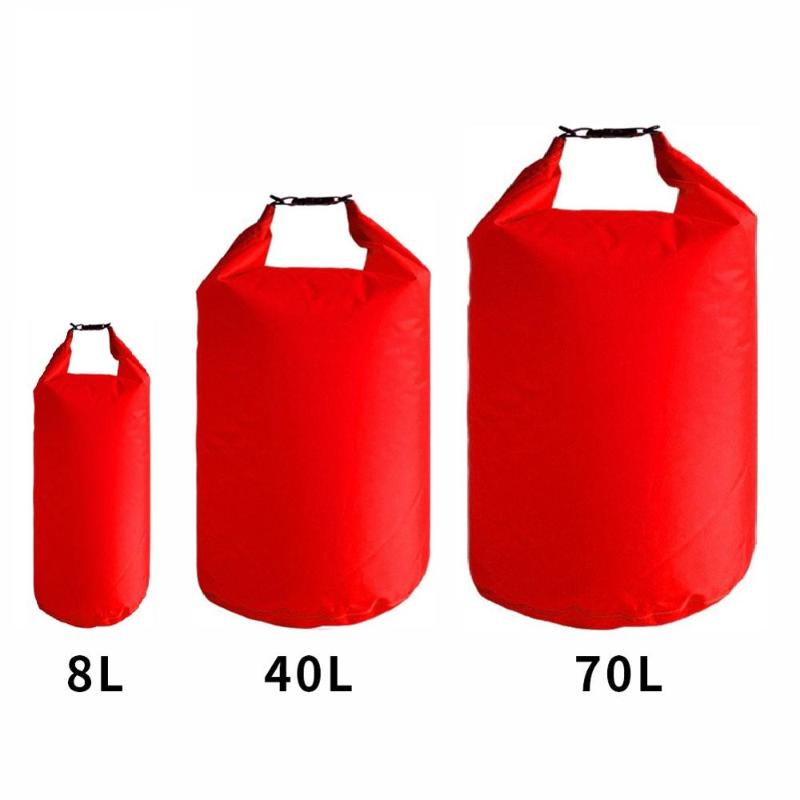 

3 Pieces 8L 40L 70L Waterproof Bag Sets for River Rafting Tour