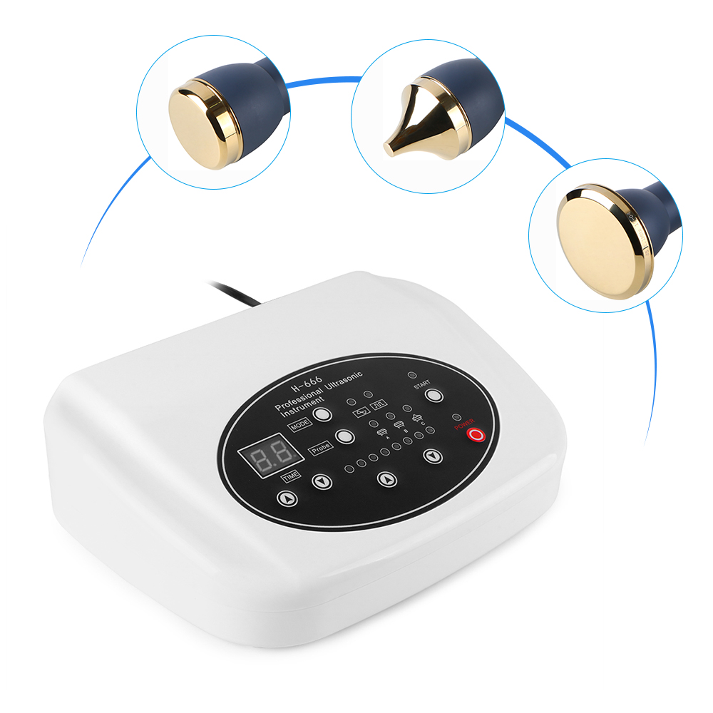 

3 Probes Desktop Ultrasonic Facial Lifting Eye Care Beauty Equipment Ultrasonic Body Face Skin Care Beauty Equipment