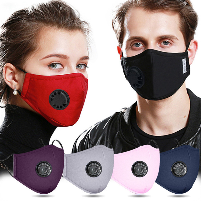 

Reusable face Masks Respirator Mask Máscara Masks Washable Face Masks with PM2.5 Filter Pad by dhl