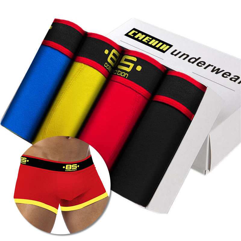 

Sexy Boxer Men Underwear Boxer Men Mesh Mens Underwear Boxer Shorts Sexy Men Cueca T0005 Y200415, (4)bs138-multi