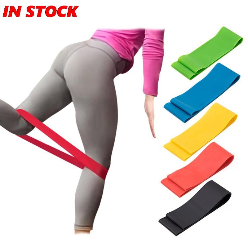 

5pcs Arm-shaped Band Yoga Tension Band Hip Elastic Tension Hip Ring Squat with Resistance Ring, Red