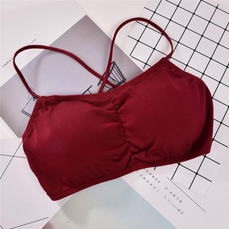 

Bralette Fitness Women Wireless Bra Top Vest Breathable Pad Wearing Sports Underwear Women Anti-light Shockproof Push Up Bra J80, Black