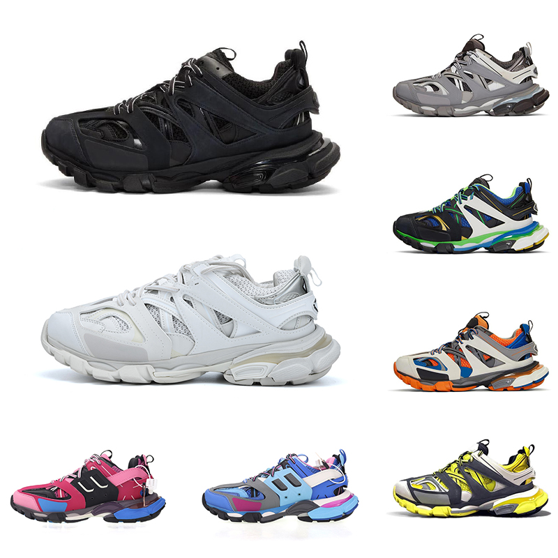 

triple s track 3.0 paris 17FW platform sneakers men women running shoes black white grey mens trainers sports size 36-45, #6 36-45