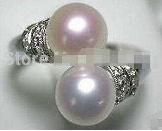 

+++902 Beautiful white pearl ring 6-9