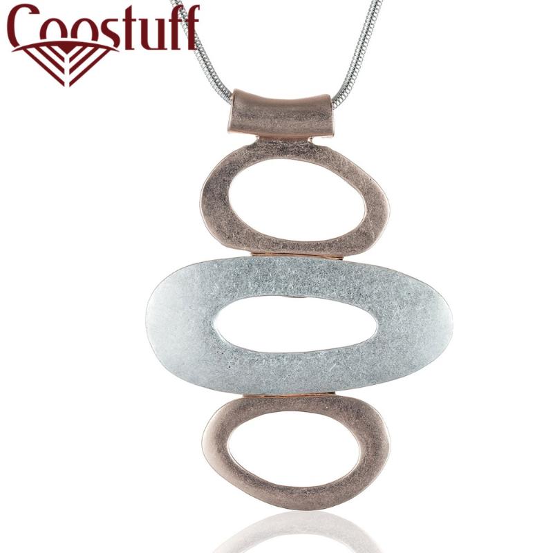 

Trendy women Jewelry Long Necklace with Silver Pendant Wholesale Fashion Chains Necklaces Vintage jewellery suspension Chokers