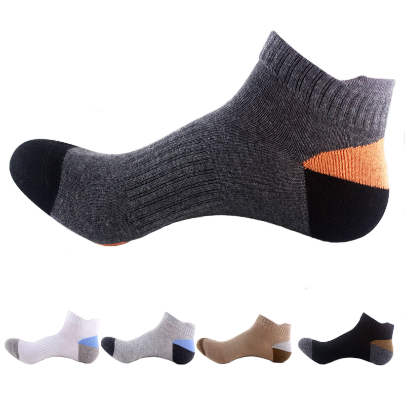 

Men Ankle Socks Autumn Short Fashion Socks Quality Cosy Cotton Breathable Sweat 2020 New Deodorant Male Casual Winter, Black