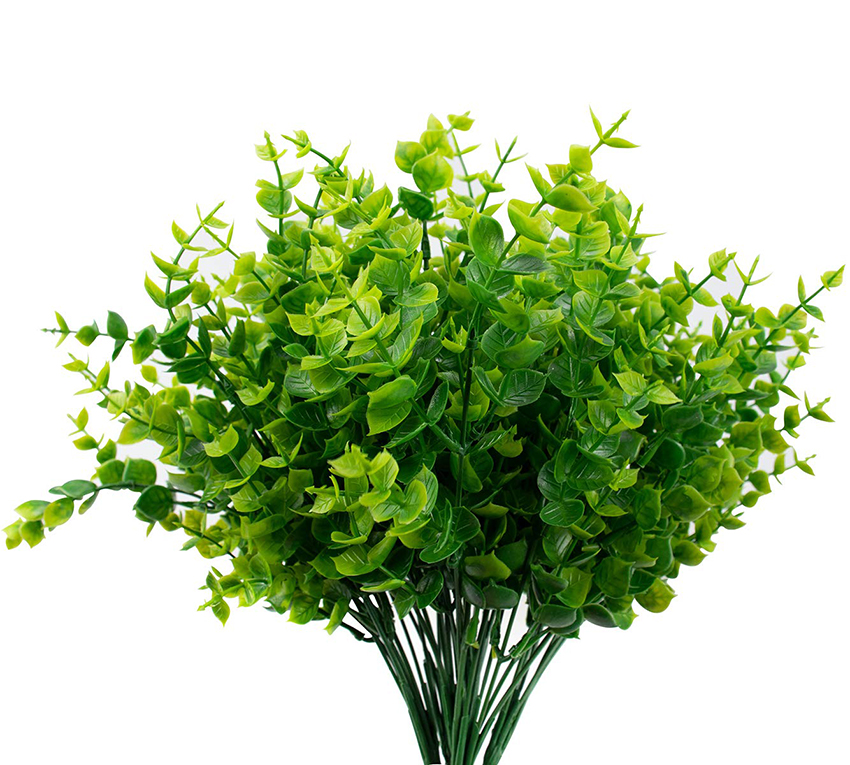 

Artificial Boxwood Stems Artificial Greenery Stems Artificial Plants Outdoor UV Resistant Fake Plants for Farmhouse Home Garden Wedding Pati, Green