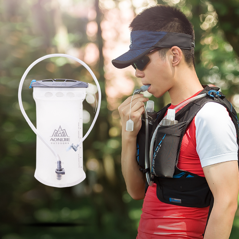 

HBP AONIJIE SD20 Soft Reservoir 1.5L Water Bladder Hydration Pack Water Storage Bag TPU BPA Free For Running Hydration Vest Backpack