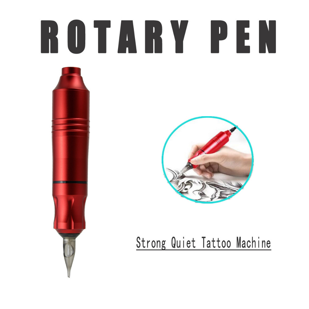 

Newest 1PCS Permanent Makeup Tattoo Machine With Strong Quiet Motor Free Clip Cord Tattoo Eyebrow Pen Pen Free Shipping