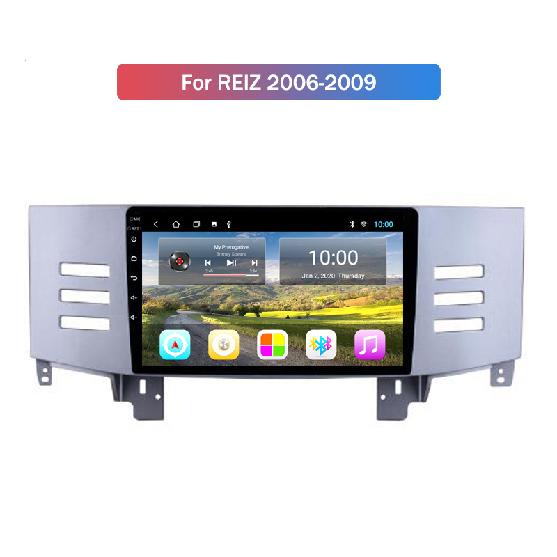 

2G RAM 10.1inch Android Car GPS Navigation Video for Toyota REIZ 2006 2007 2008 2009 Support Stereo Audio Radio Bluetooth