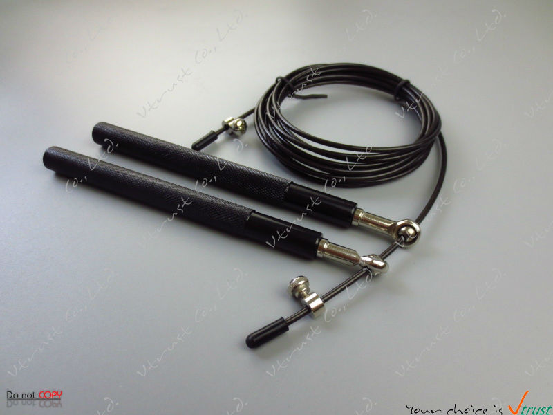 

Skipping rope adjustable ultra-light speed jump rope with alumunum handle