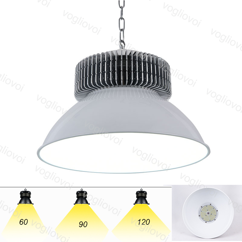 

Led High Bay Lights 80RA SMD3030 50W 100W 150W 200W Industrial Lighting Grey 120° Cover Aluminium Radiator Warehouse Garage Workshop DHL