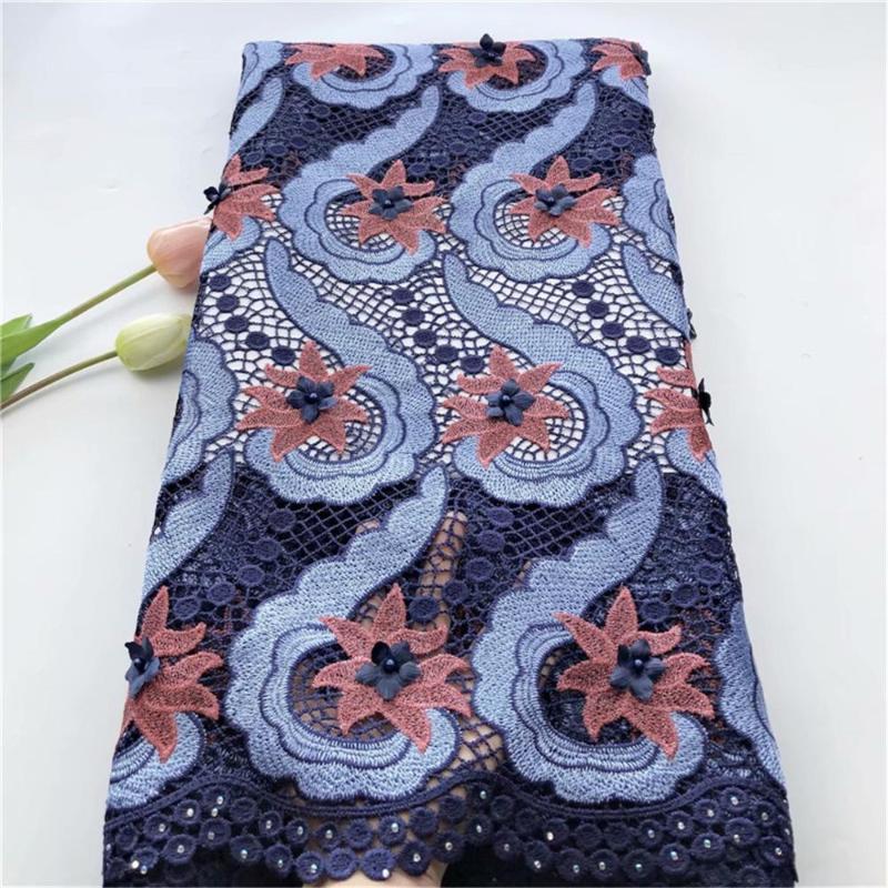 

2020 Latest Guipure Lace Cord Lace Embroiderey French African Cord Fabric High Quality Nigeria Fabric For Wedding