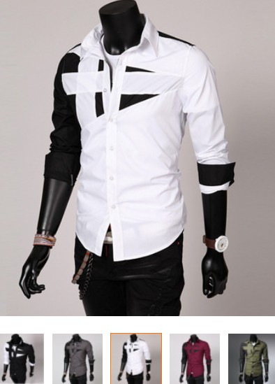 

Fashion Wonderful Men Casual Shirts Patchwork Long Sleeve Designer Male Contrast Slim Fit Shirt Lapel Neck Apparel Party Mens Cool Shirts, Army green