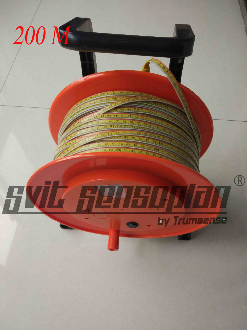 

200 Meter Portable Steel Ruler Water Level Meter Water Depth Level Meter Well Water Depth Sensor