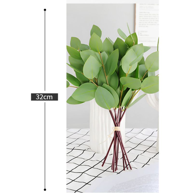 

Plastic Plants Green Grass plastic flower Plant Wedding Home Decoration Table Decors Water Grass Eucalyptus, Willow leaves