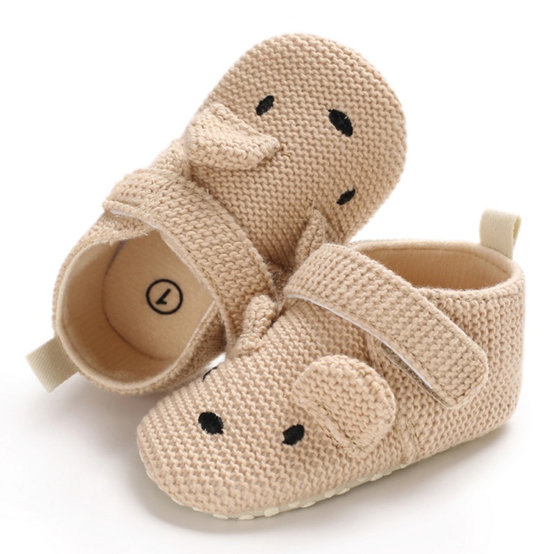 

2020 Baby Girls Shoes First Walkers Newborn Baby Cotton knitting Soft Boy Girl Fringe Soft Soled Non-slip Footwear Shoes, Pink