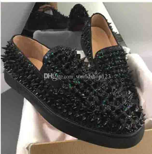 Luxe Rouge Bas-rouleaux en bateau Mocassins Chaussures Hommes Designer Entraîneur Slip-on Pik Bateau Hommes Femmes Suede Cristal pic en cuir spor