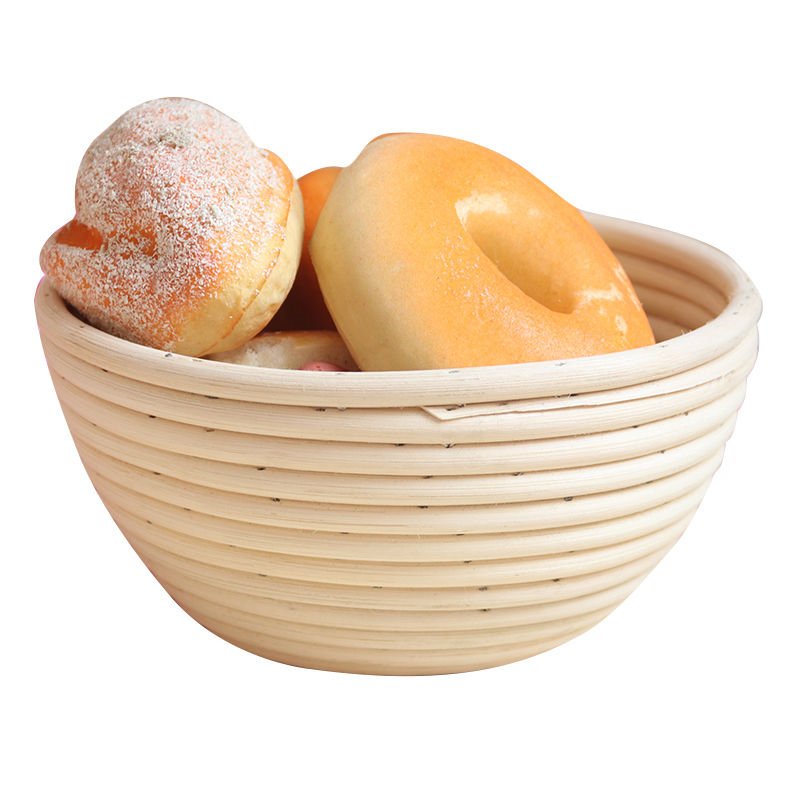 

Bread Fermentation Bowl Natural Rattan Round Oval Bakery Tools Stylish Handmade Baguette Baskets Baking Tools for Cakes Baking Accessories