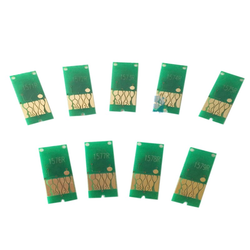 

9PCS For EPSON R3000 refillable ink cartridge CISS CIS auto reset chip 157 1571 1572 1573 ARC chip