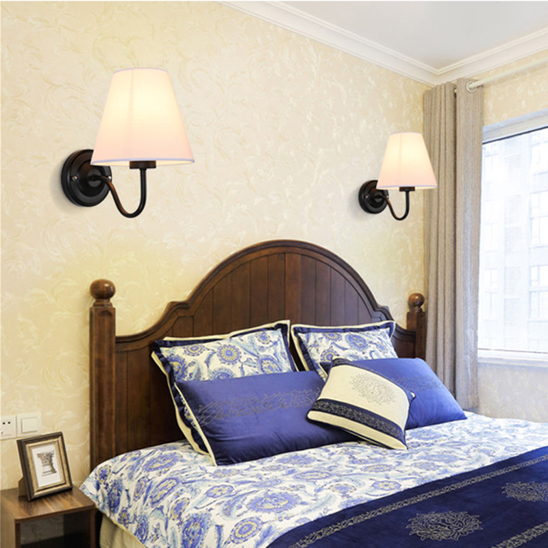 

Modern Brief Nordic Wall Lamp 220V Metal LED Wandlamp for Bedroom Dining Room Foyer Study American Style Loft Decor Wall Lights