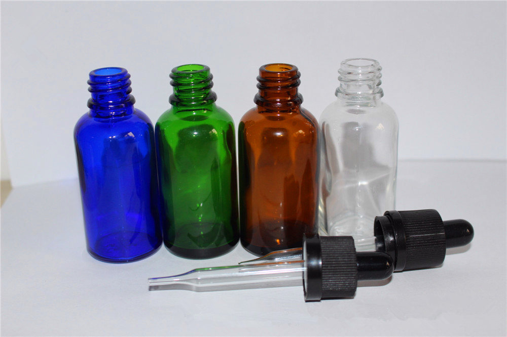 

Brown blue clear brown dropper empty glass bottle jars essential oil vape glass bottle with childproof cap 10ml 15ml 20ml 30ml 50ml 100ml