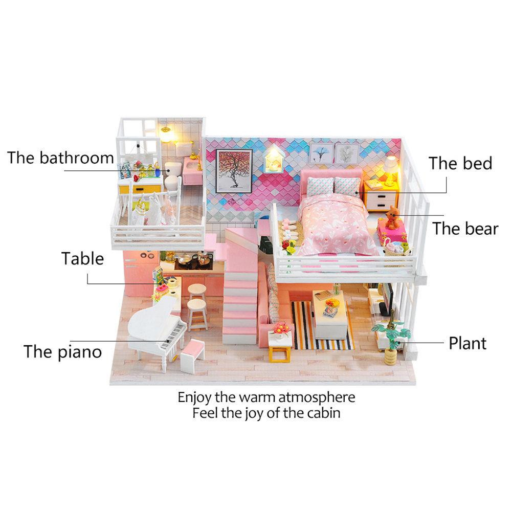 Beautiful Diary Diy Cabin K 040 Handmade Villa Model Innovative