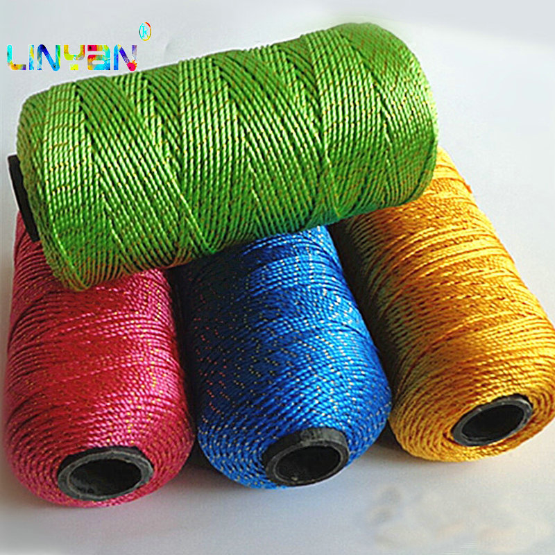 

handwork Gold synthetic line yarn for knitting baby Milk cotton threads for knitting hand-knitted cushion material t2, 22