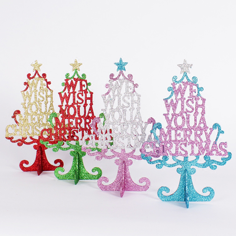 

Christmas Decoration Paper Jewelry Christmas Tree Gift Ornaments Table Desk Decoration New Year's Products